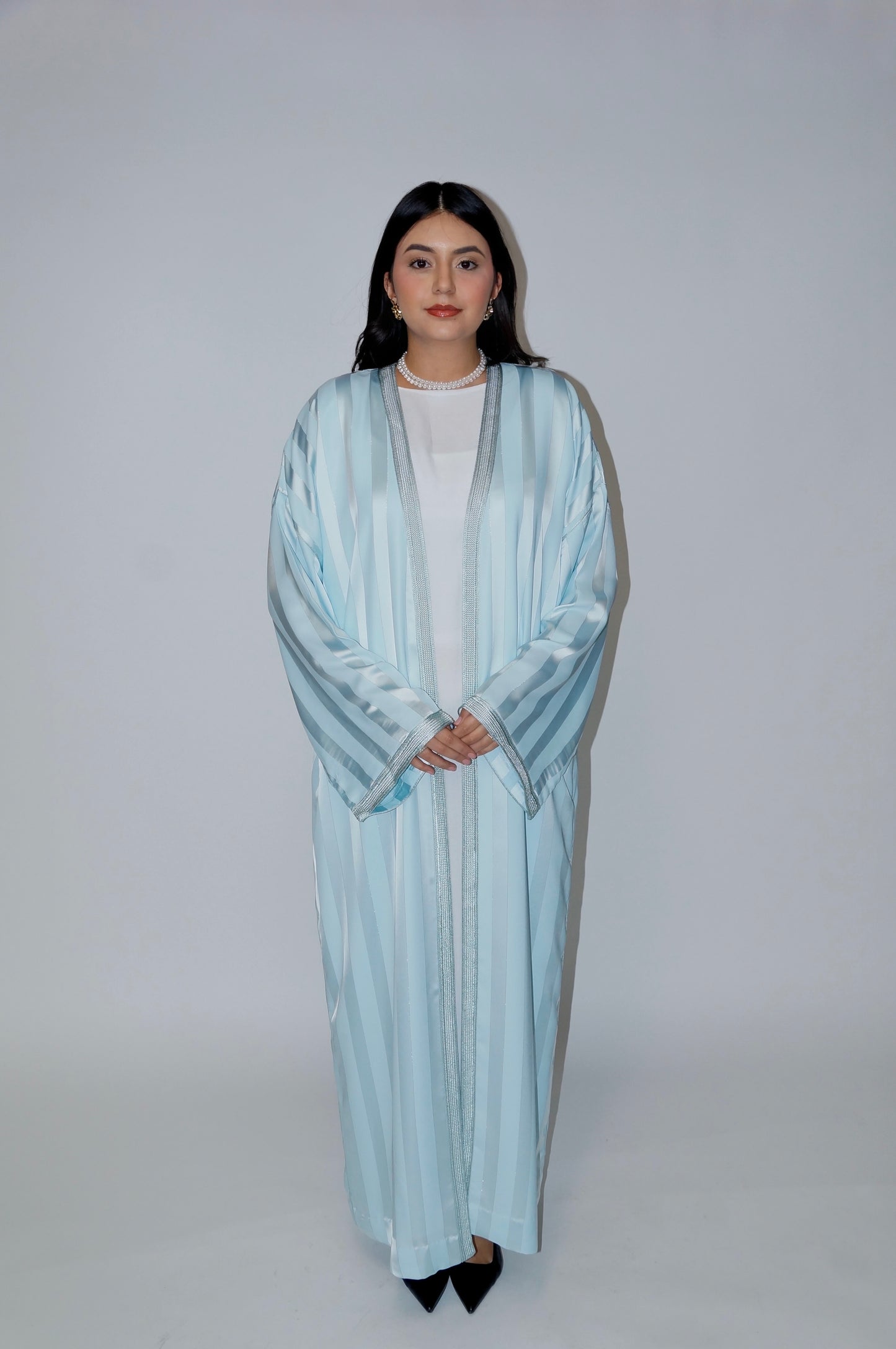 AMIRA Abaya - Puderblau