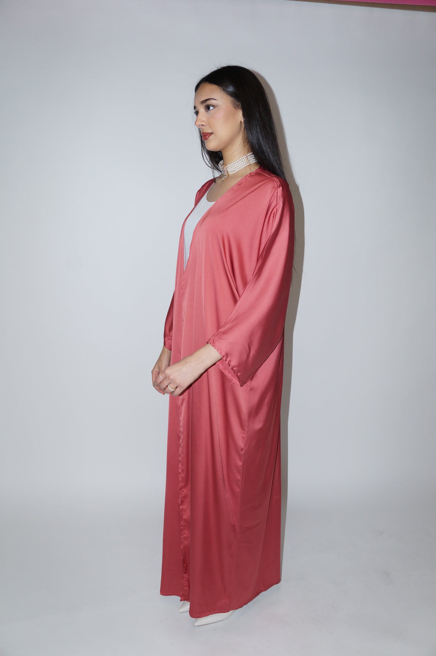 Warda Abaya - Pink