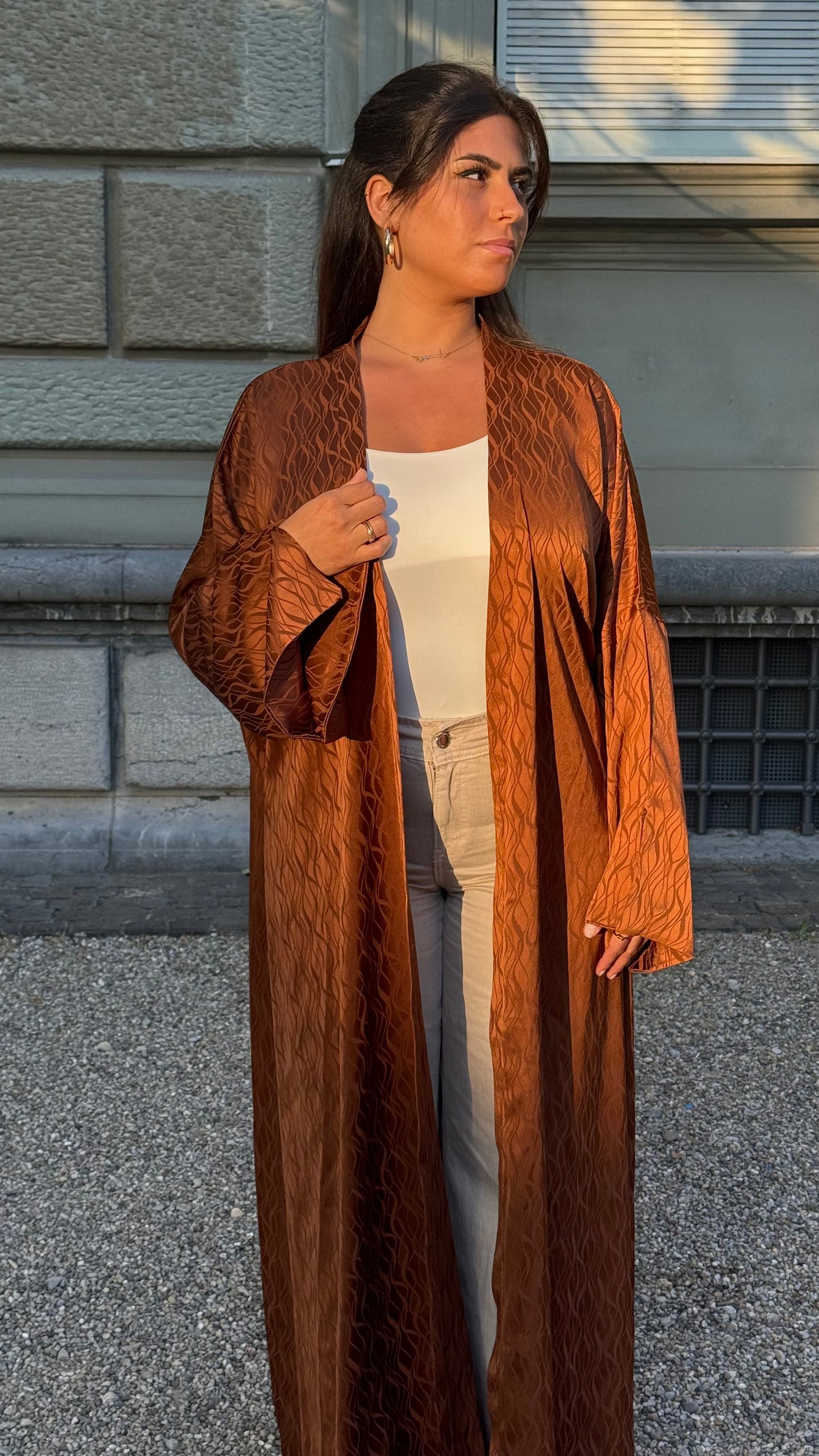SABRINE Abaya - Mokka