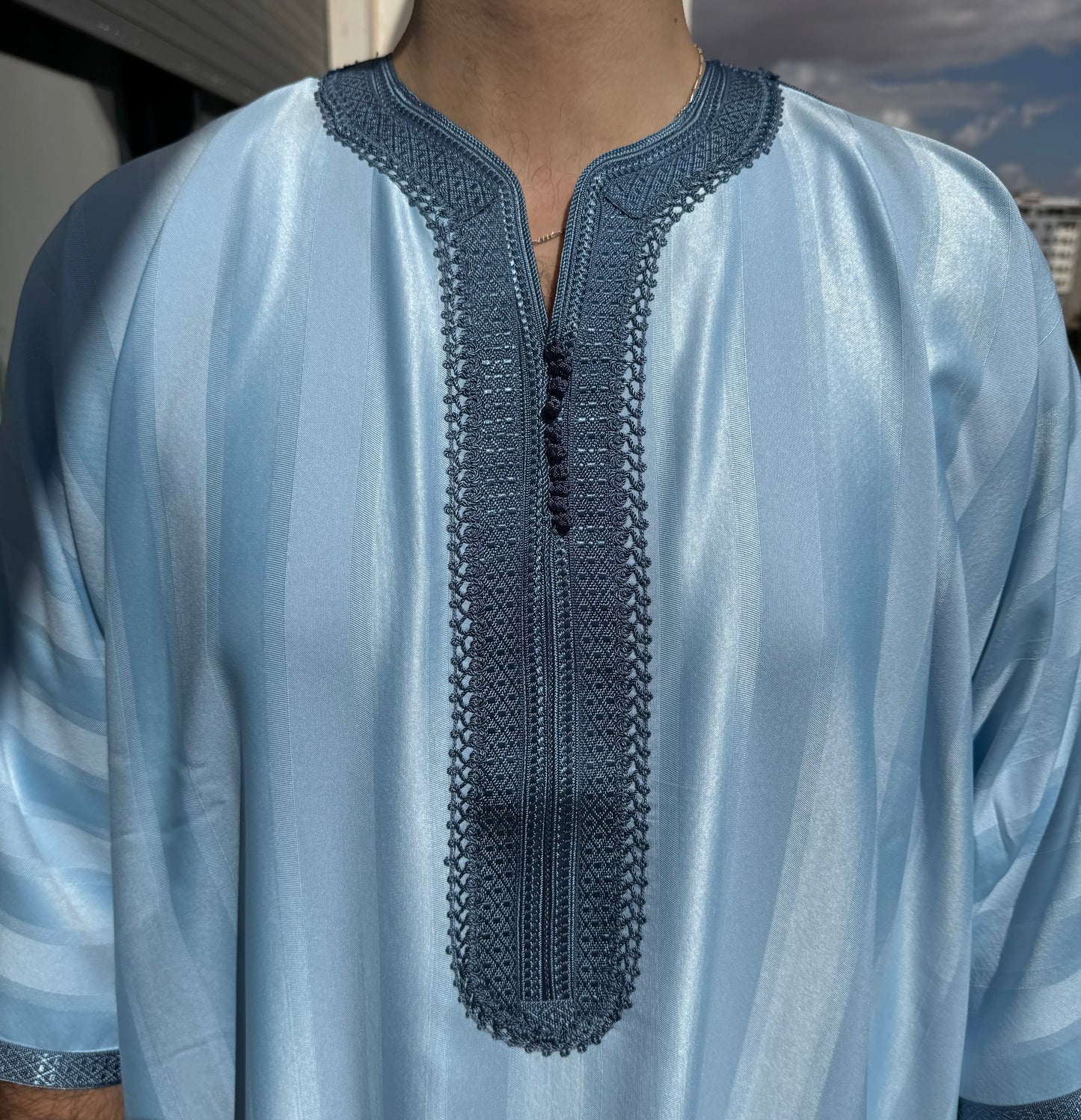 Blaue Gandoura