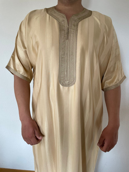 Elfenbein Gandoura Jawhara